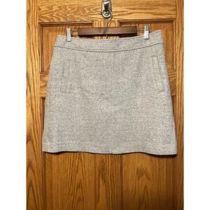 LOFT Women’s Gray Wool Blend Lined Skirt Size 8 – Classic Work Office Career